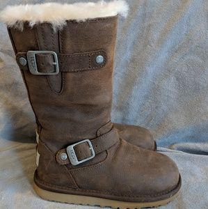 NEW KIDS UGG KENSINGTON II BOOTS TOAST SZ 12 $160